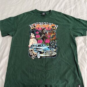 Rebels Graphic Green T-Shirt